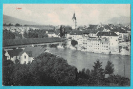 * Olten (Solothurn - Suisse - Schweiz) * (2072 Edition Photoglob Co Zurich) Vue Générale, Canal, Quai, Pont, Bridge - Olten