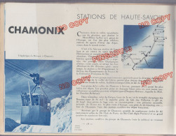 Neiges De France Chamonix Combloux Megève Morzine Alpes Pyrénées Auberge De Jeunesse ... Une Mine De Renseignements - Tourism Brochures