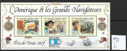 NOUVELLE-CALEDONIE BF 14 ** Côte 11 € - Blocks & Sheetlets