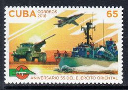 2016 Cuba Eastern Army Military Ships Jets  Complete Set Of 1 MNH - Nuevos