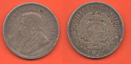 South Afrika 2,5 Shillings 1897 Sud Africa British Zuid Afrika Afrique Du Sud Silver Coin - Afrique Du Sud