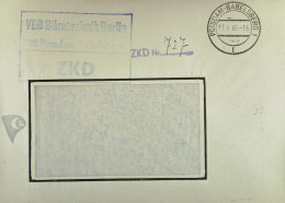 DDR-ZKD-Brief Mit Kastenstempel "VEB Bürotechnik Berlin 1502 Potsdam-Babelsberg" V. 17.6.66  ZKD-Nr. 727 Fensterumschlag - Covers & Documents