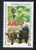 2016 Cuba ANAP Small Farmers Agriculture Livestock Oxen  Complete Set Of 1 MNH - Neufs