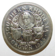 Rhodésie Du Sud 1953 Southern Rhodesia Coronation Silver Crown 5 Shilling - Rhodesië