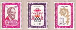 1961 Nr 1188-90** Zonder Scharnier, Vierde Eeuwfeest Mechelen.OBP 2,5 . - Unused Stamps
