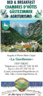 VALAIS TRIENT DEPLIANT TOURISTIQUE - LA GARDIENNE - BED & BREAKFAST - EN PARFAIT ETAT - Dépliants Turistici