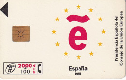 CP-072/d/1  TARJETA DE UNION EUROPEA DE TIRADA 1000000 CHIP F-6  NEGRO - Commemorative Advertisment