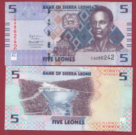 Sierra Leone --5 Leones 2022---NEUF/UNC-- (103) - Sierra Leone