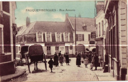 62 . FAUQUEMBERGUES . RUE AMORIC.  ( Trait Blanc Pas Sur Original ) - Fauquembergues