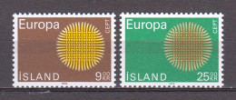 Iceland 1970 Mi 442-443 MNH EUROPA CEPT - 1970