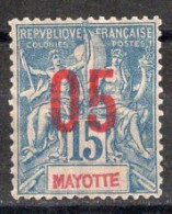 MAYOTTE Timbre-poste N°23* Neuf Charnière TB Cote : 3€00 - Unused Stamps