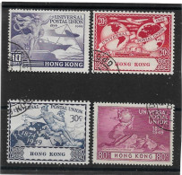 HONG KONG 1949 UPU SET FINE USED Cat £15 - Used Stamps