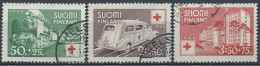 Finlandia U  271/273 (o) Usado.1944 - Usati