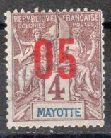 MAYOTTE Timbre-poste N°22(*) Neuf Sans Gomme Cote : 3€00 - Neufs