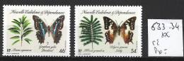 NOUVELLE-CALEDONIE 533-34 ** Côte 4.70 € - Unused Stamps