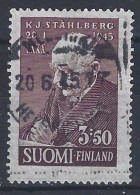 Finlandia U  287 (o) Usado.1945 - Oblitérés