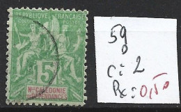 NOUVELLE-CALEDONIE 59 Oblitéré Côte 2 € - Gebraucht