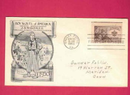 FDC De 1950 Des USA EUAN - YT N° 546 - 2ème Rencontre Nationale Des Scouts - Covers & Documents