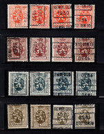 Preo's (276, 278, 279 & 280) 'GEMBLOUX 1930'  OCVB 5623, 5689, 5754 & 5819 A+B+C+D - Roulettes 1930-..