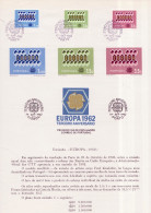 Portugal Document 1962 Y&T N°DP908 à 910 - Michel N°PD927 à 929 (o) - EUROPA - Briefe U. Dokumente