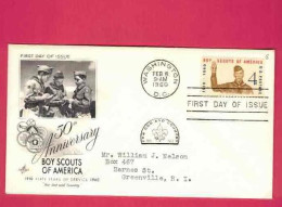 FDC De 1960 Des USA EUAN - YT N° 679 - Cinquantenaire Du Scoutisme Américain - Covers & Documents