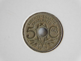 France 5 Centimes 1919 Lindauer Grand Module (178) - 5 Centimes