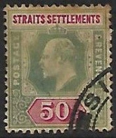 STRAITS SETTLEMENTS..1902..Michel # 87...used. - Straits Settlements