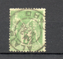 FRANCE   N° 102   OBLITERE   COTE 6.00€    TYPA SAGE - 1898-1900 Sage (Type III)