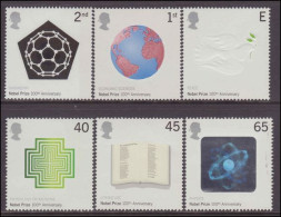 2001 Centenary Of Nobel Prizes, Unmounted Mint. - Unused Stamps