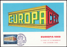 Europa CEPT 1969 Portugal CM Y&T N°1051 - Michel N°MK1070 - 1e EUROPA - 1969