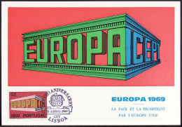 Europa CEPT 1969 Portugal CM Y&T N°1052 - Michel N°MK1071 - 3,5e EUROPA - 1969