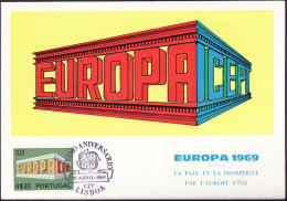 Europa CEPT 1969 Portugal CM Y&T N°1053 - Michel N°MK1072 - 4,3e EUROPA - 1969