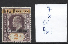 NOUVELLES-HEBRIDES 7 * Côte 10 € - Unused Stamps