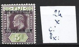 NOUVELLES-HEBRIDES 24 * Côte 9 € - Unused Stamps