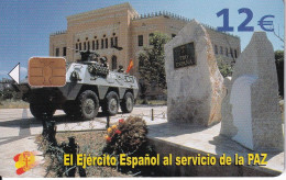 CP-262A TARJETA DEL EJERCITO ESPAÑOL EN BOSNIA DE TIRAJE 50200 Y FECHA 11/03 - Commemorative Pubblicitarie