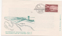 Yugoslavia, Croatia, Airplanes, Inauguration Of Airport Split 1966 - Aerei