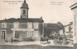 55 Pierrefitte Place De L' église Hotel Et Café Paul CPA Guerre 1914 1918 , 1915 Vélo Cycliste - Pierrefitte Sur Aire