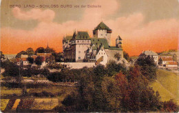 Berg Land - Schloss Burg Von Der Südseite Gel.1911 Bahnpost - Remscheid