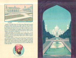 MENUS Menu Vierge Indes Agra Le Taj Mahal Au Clair De Lune   Pub Champagne Charles Heidsieck  Reims   2 Scans - Menus