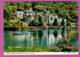 IRLANDE IRELAND GALWAY - KYLEMORE ABBEY CONNEMARA CO. GALWAY Barque Animé Sur L'eau - Galway