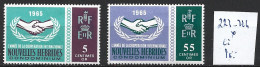 NOUVELLES-HEBRIDES 223-24 * Côte 8.50 € - Nuevos