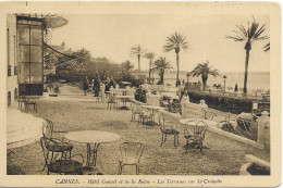 06- CANNES Animé  Hôtel  Gonnet Et De La Reine  Les Terrasses Sur La Croisette (*) - Cannes
