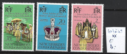 NOUVELLES-HEBRIDES 447 à 49 ** Côte 6 € - Neufs