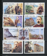 CUBA - JOSÉ MARTI  N°Yt 4329/4336 Obl. - Gebruikt