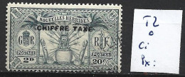 NOUVELLES-HEBRIDES TAXE 2 Oblitéré Côte 7.50 € - Timbres-taxe