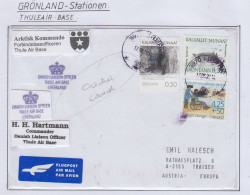 Greenland Station Thule Air Base 1 Cover (GB190) - Estaciones Científicas Y Estaciones Del Ártico A La Deriva