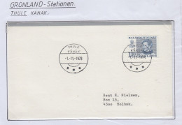 Greenland Station Thule Kanank 1 Cover  Ca 1978 (GB190A) - Scientific Stations & Arctic Drifting Stations