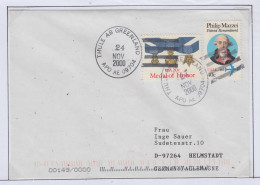 USA/Greenland Station Thule 09704 1 Cover  Ca 2000 (GB190B) - Stazioni Scientifiche E Stazioni Artici Alla Deriva