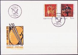 Portugal FDC1 1975 Y&T N°1261 à 1262 - Michel N°1281x à 1282x - EUROPA - FDC