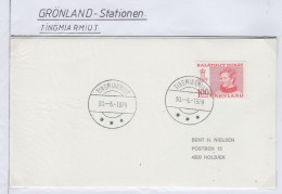 Greenland Station Tingmiarmiut 1 Cover  Ca 1979 (GB191) - Estaciones Científicas Y Estaciones Del Ártico A La Deriva